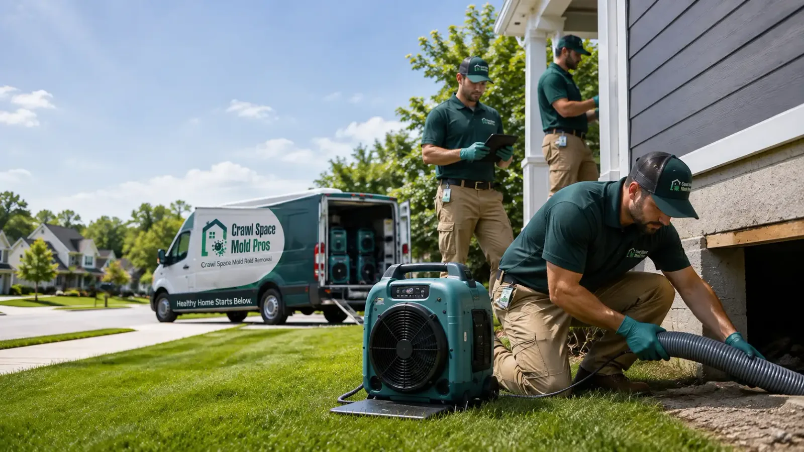 Crawl Space Mold Removal in Garden Valley, ID